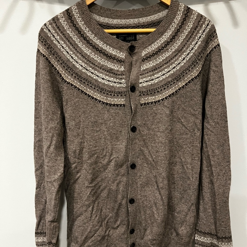 Allsaints Fair Isle/Holiday Cardigan “Sigur”